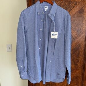 LAST DAY SALE J. Press Seersucker Shirt Men’s Large Slim